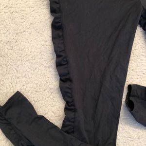 Soybu Pants - Black ruched leggings Soybu Pants - Black ruched leggings